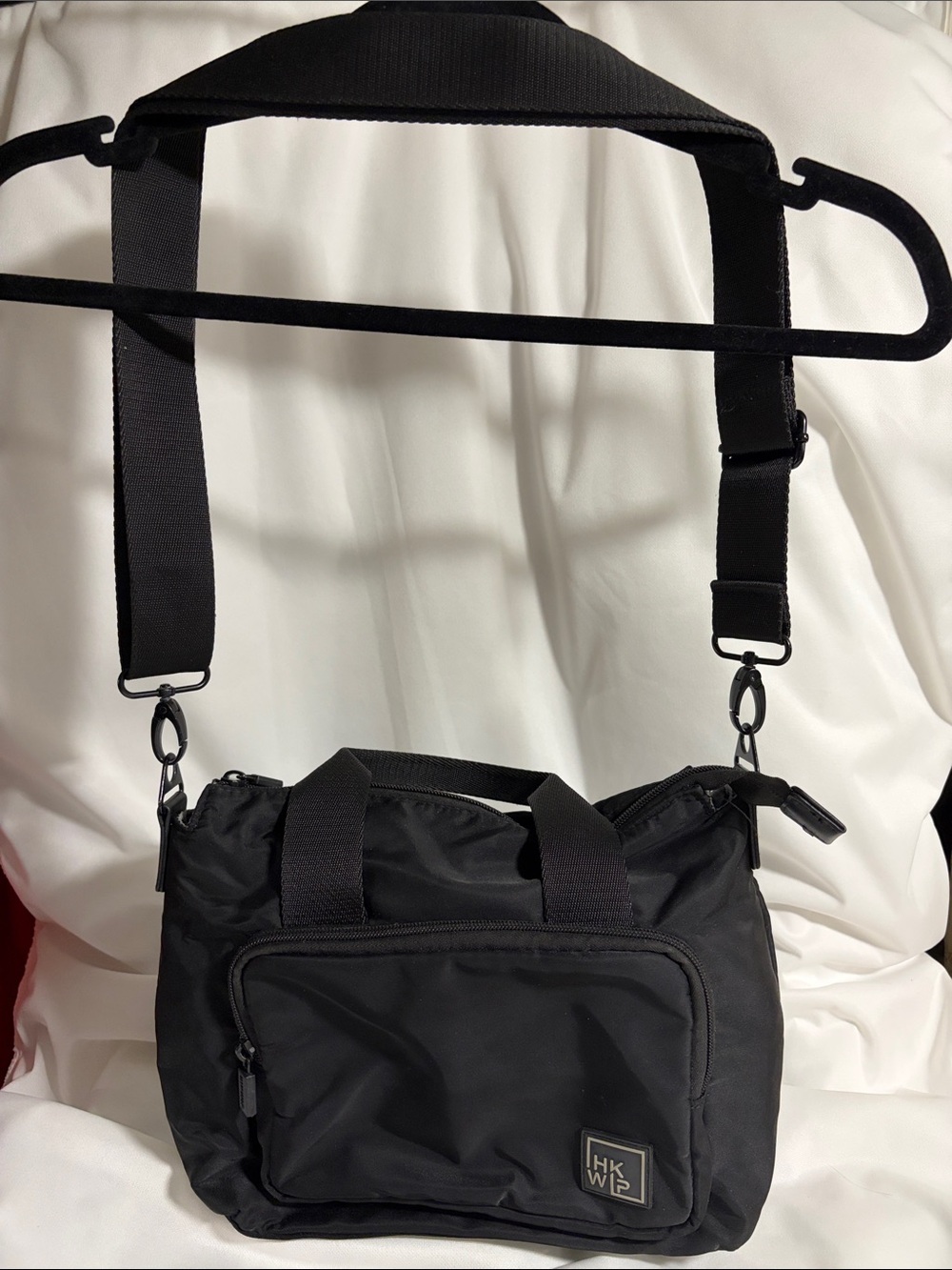 Ihkwip Black Travel Crossbody Bag for Women